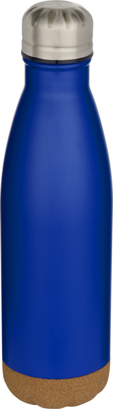 Cove 500 ml double wall vacuum insulated stainless steel water bottle with cork details - Image 10