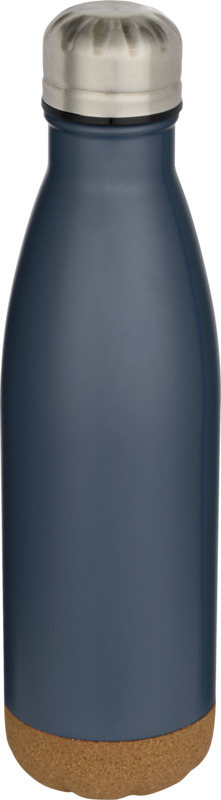 Cove 500 ml double wall vacuum insulated stainless steel water bottle with cork details - Image 15