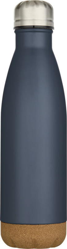 Cove 500 ml double wall vacuum insulated stainless steel water bottle with cork details - Image 16