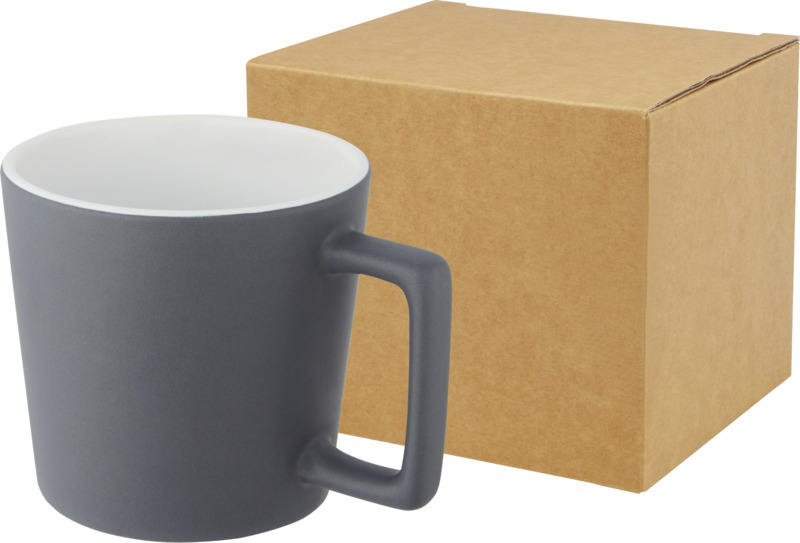 Cali 370 ml ceramic mug with matt finish