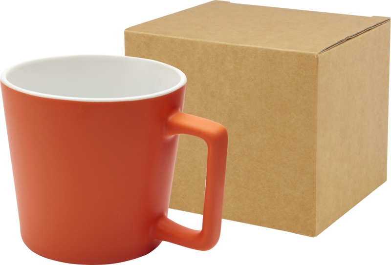 Cali 370 ml ceramic mug with matt finish - Image 8