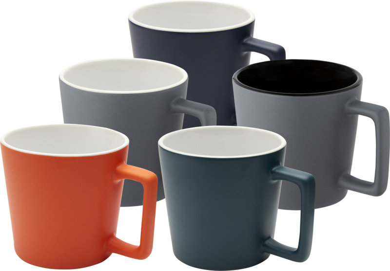 Cali 370 ml ceramic mug with matt finish - Image 33