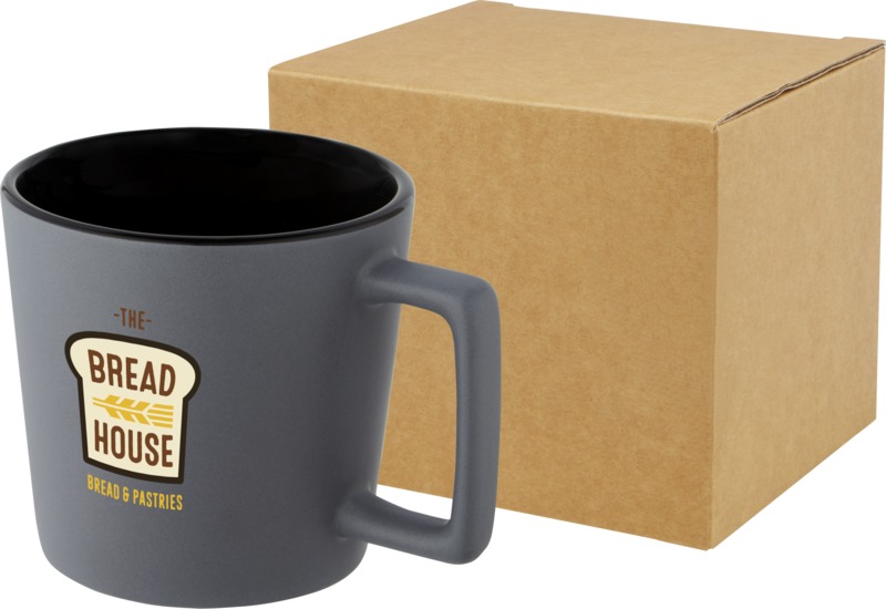 Cali 370 ml ceramic mug with matt finish - Image 35