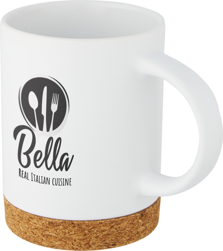 Neiva 425 ml ceramic mug with cork base - Image 6