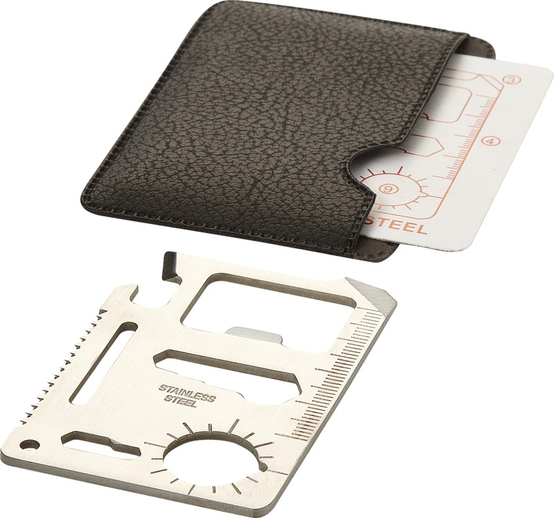 Saki 15-function pocket tool card