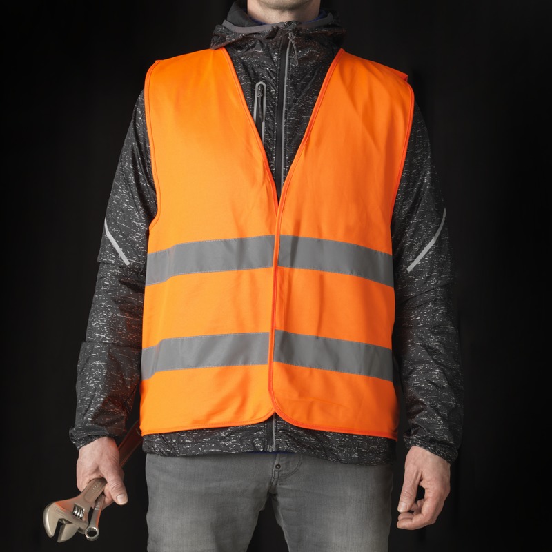 RFX™ Watch-out XL safety vest in pouch for professional use - Image 11