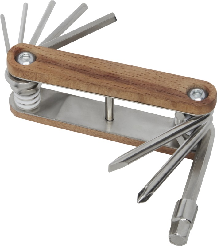 Fixie 8-function wooden bicycle multi-tool