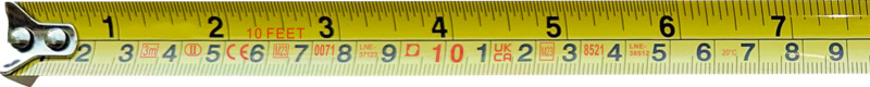Rule 5-metre RCS recycled plastic measuring tape - Image 6