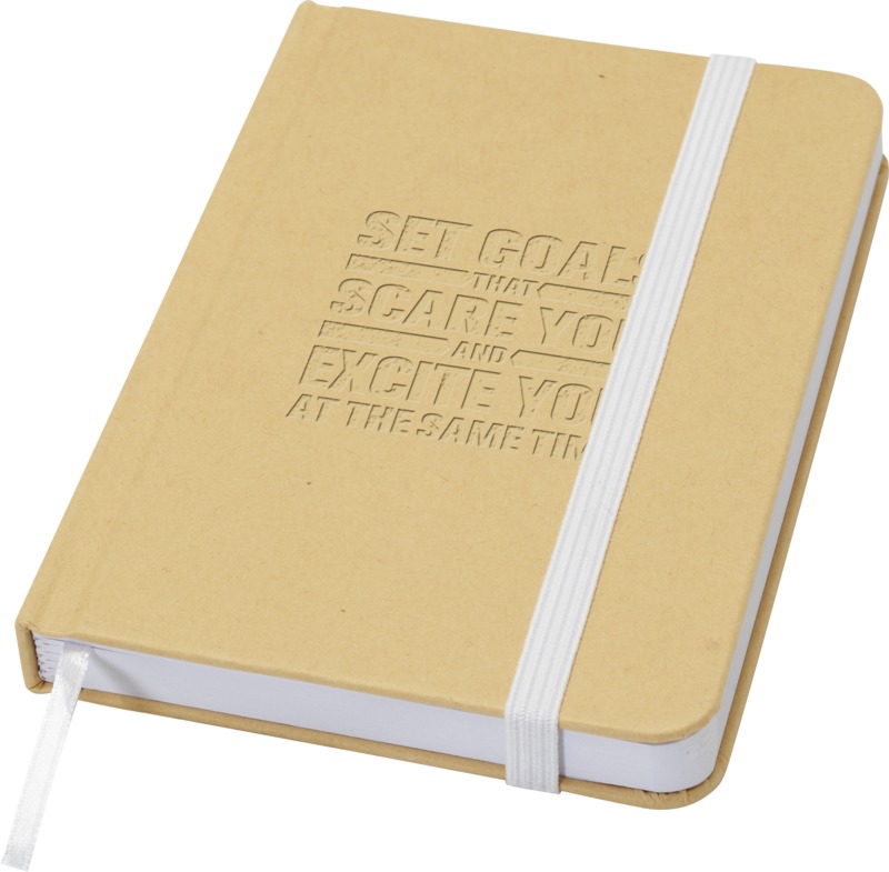 Reed A6 recycled hard cover notebook with plain pages - Image 7