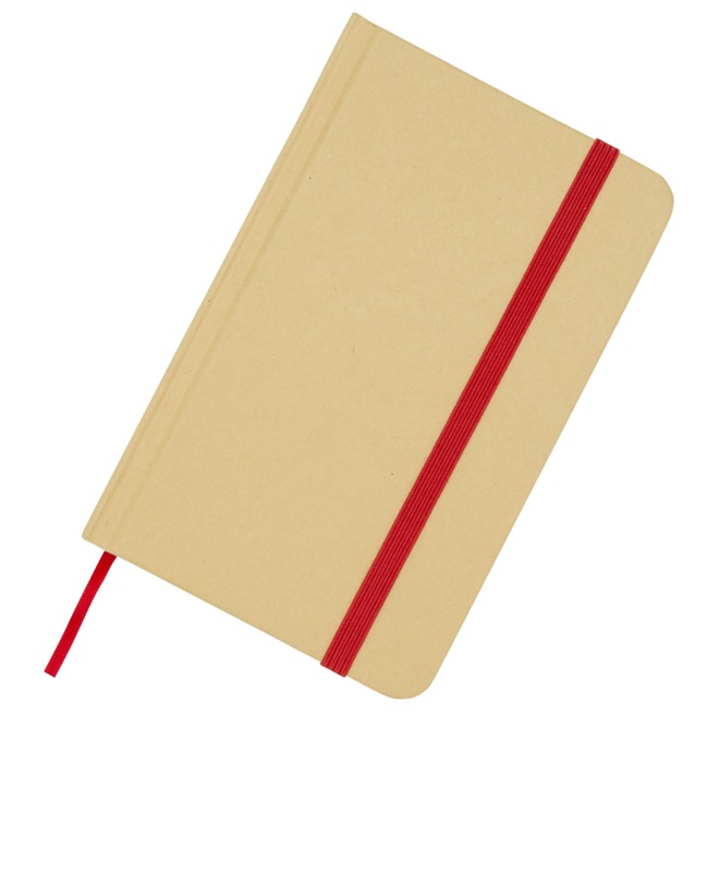 Reed A6 recycled hard cover notebook with plain pages - Image 12