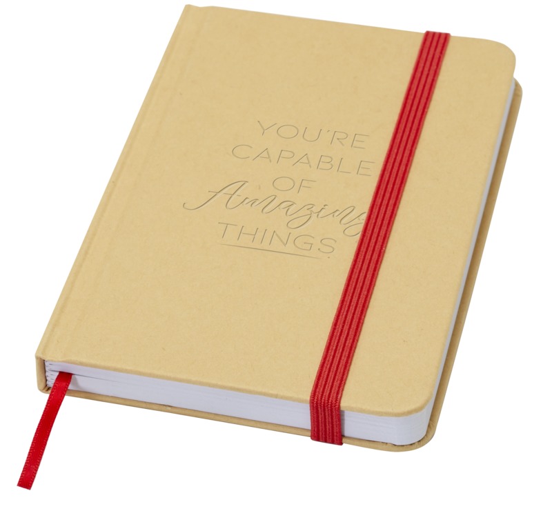 Reed A6 recycled hard cover notebook with plain pages - Image 14