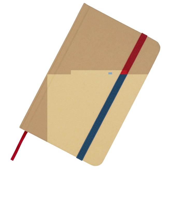 Reed A6 recycled hard cover notebook with plain pages - Image 19