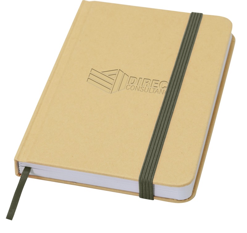 Reed A6 recycled hard cover notebook with plain pages - Image 28