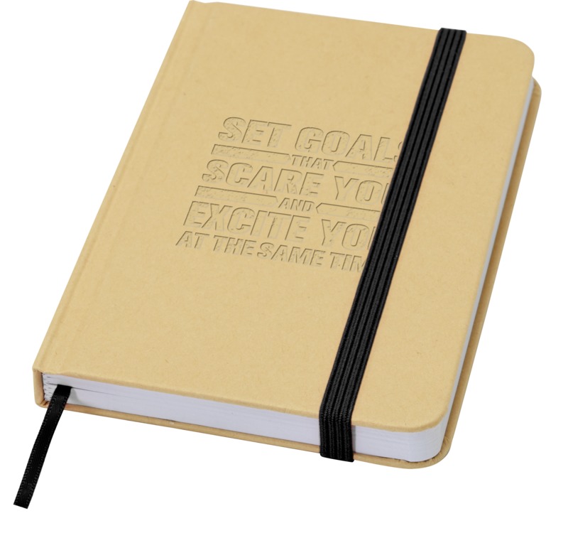 Reed A6 recycled hard cover notebook with plain pages - Image 35