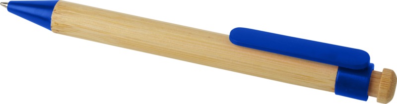 Rattan bamboo and recycled plastic ballpoint pen (black ink) - Image 16