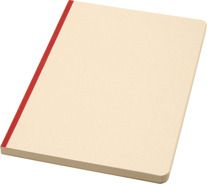 Liliana A5 sugarcane and RPET soft cover notebook