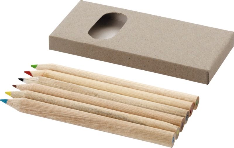 Ayola 6-piece coloured pencil set