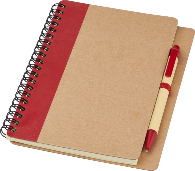 Priestly recycled notebook with pen