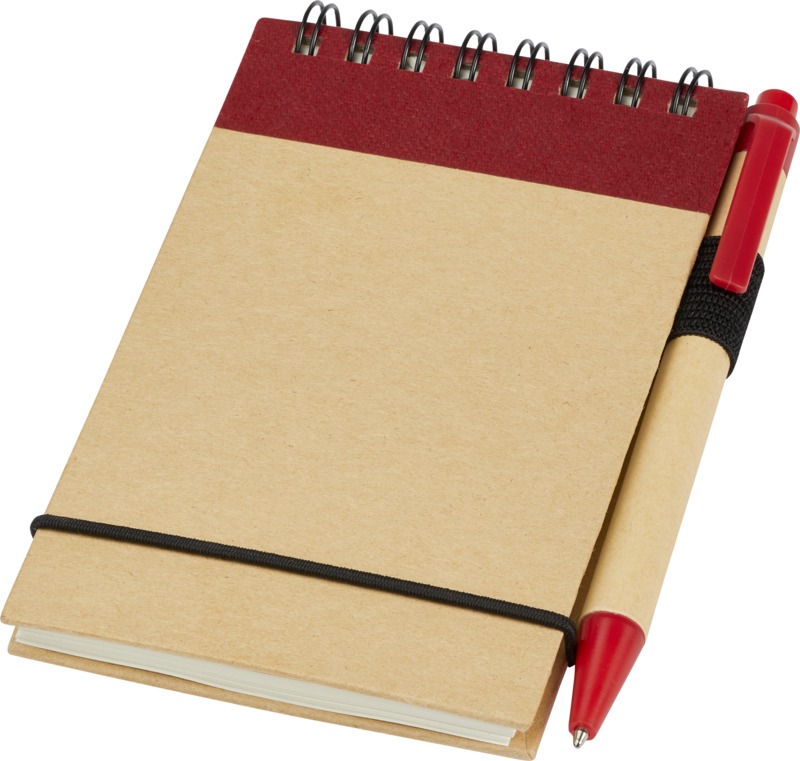 Zuse A7 recycled jotter notepad with pen
