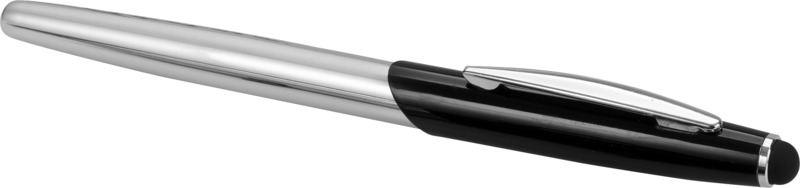 Geneva stylus ballpoint pen and rollerball pen set (blue ink) - Image 3