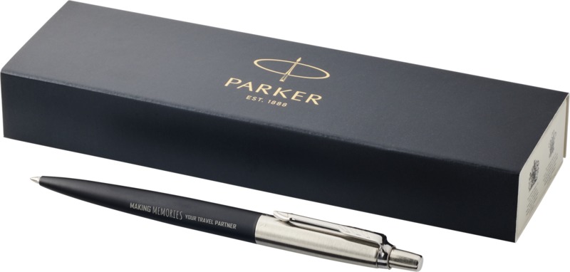 Parker Jotter Bond Street ballpoint pen (blue ink) - Image 6