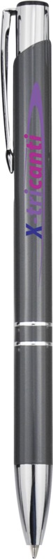 Moneta aluminium click ballpoint pen (blue ink) - Image 16