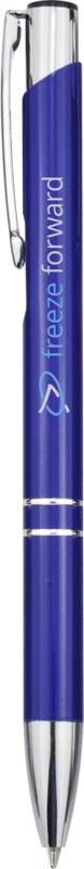 Moneta aluminium click ballpoint pen (blue ink) - Image 20