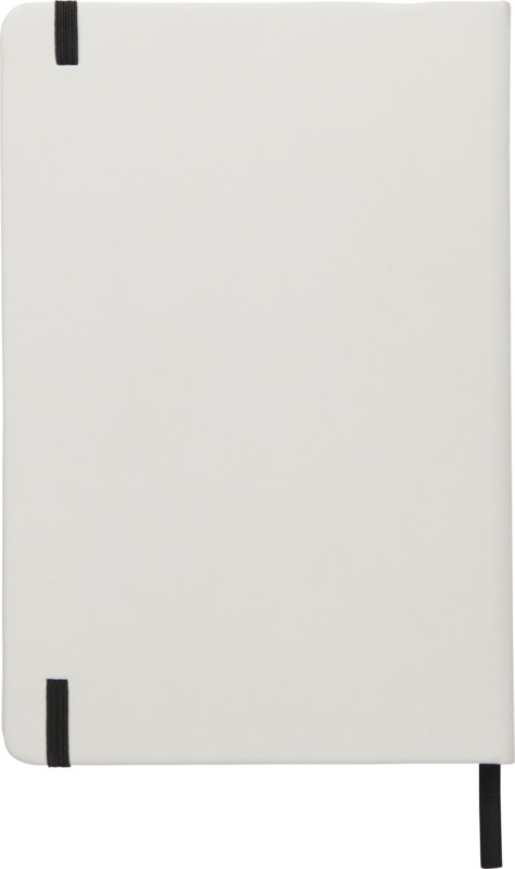 Spectrum A5 white notebook with coloured strap - Image 3