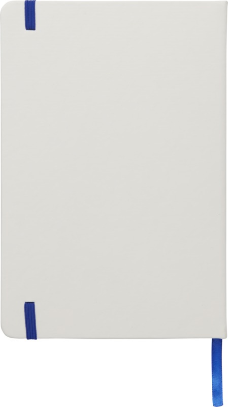 Spectrum A5 white notebook with coloured strap - Image 8