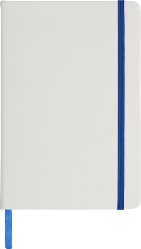 Spectrum A5 white notebook with coloured strap - Image 7