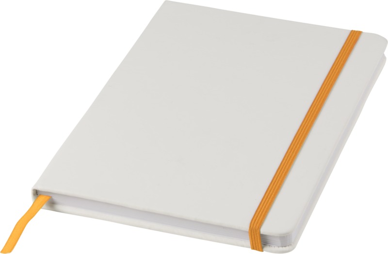 Spectrum A5 white notebook with coloured strap - Image 17