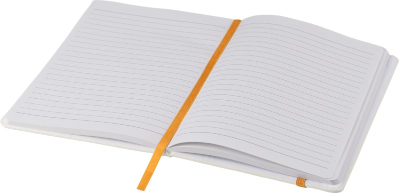 Spectrum A5 white notebook with coloured strap - Image 20