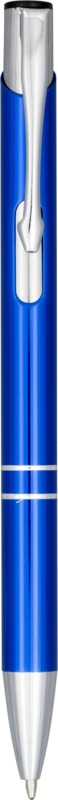 Moneta anodized aluminium click ballpoint pen (blue ink) - Image 17