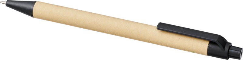 Berk recycled carton and corn plastic ballpoint pen (black ink) - Image 4