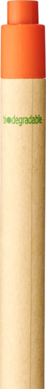 Berk recycled carton and corn plastic ballpoint pen (black ink) - Image 29
