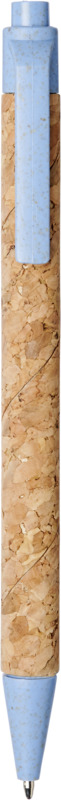 Midar cork and wheat straw ballpoint pen (black ink) - Image 9