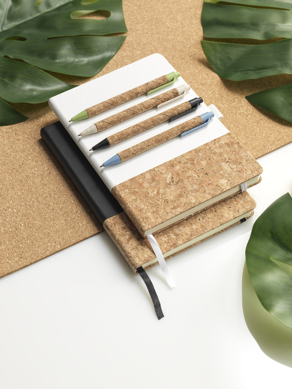 Midar cork and wheat straw ballpoint pen (black ink) - Image 12