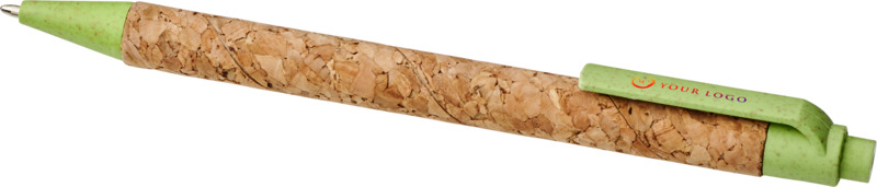 Midar cork and wheat straw ballpoint pen (black ink) - Image 21