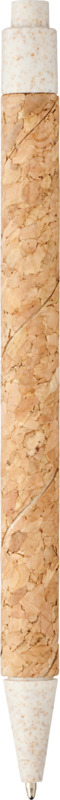 Midar cork and wheat straw ballpoint pen (black ink) - Image 24