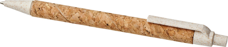 Midar cork and wheat straw ballpoint pen (black ink) - Image 25