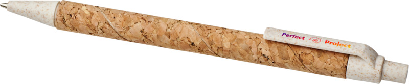 Midar cork and wheat straw ballpoint pen (black ink) - Image 28