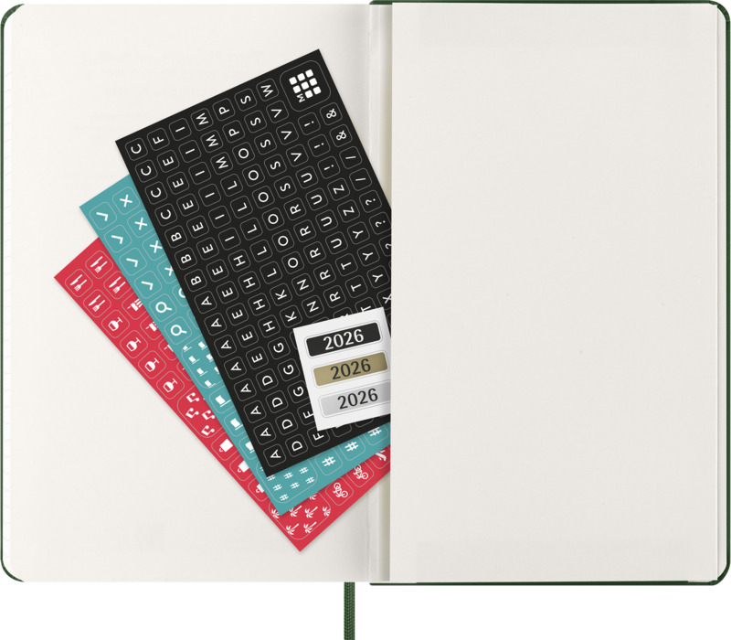 Moleskine hard cover 12 month L daily planner - Image 16