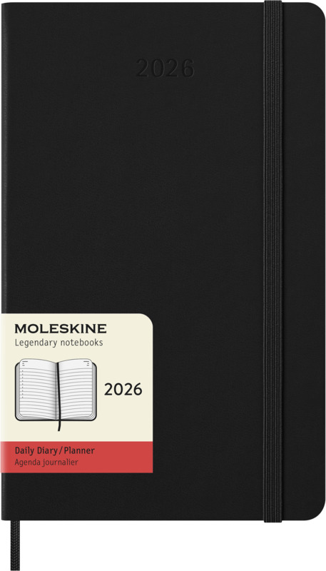 Moleskine hard cover 12 month L daily planner - Image 19