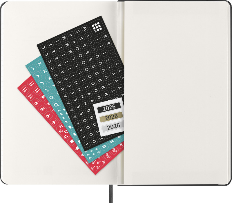 Moleskine hard cover 12 month L daily planner - Image 22