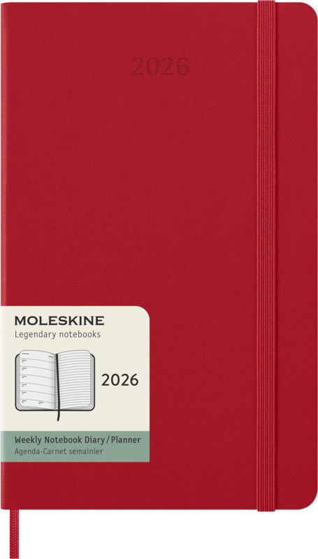 Moleskine hard cover 12 month weekly L planner