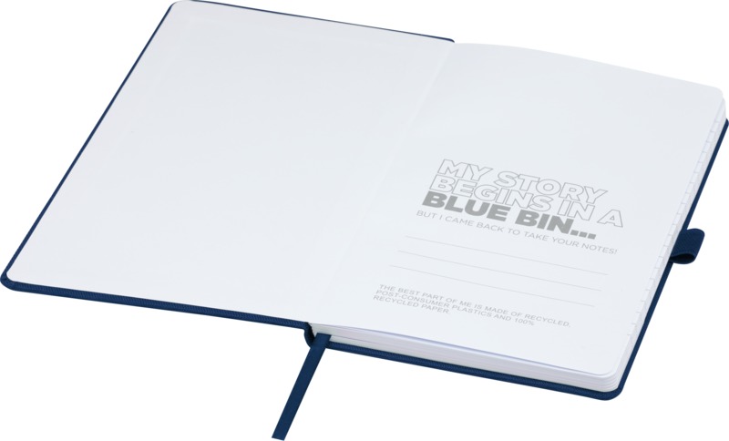 Honua A5 recycled paper notebook with recycled PET cover - Image 37