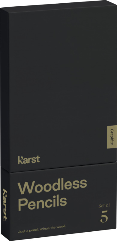 Karst® 5-pack 2B woodless graphite pencils