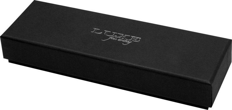 Didimis recycled stainless steel ballpoint and rollerball pen set (black ink) - Image 5