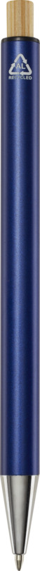 Cyrus recycled aluminium ballpoint pen (blue ink) - Image 7