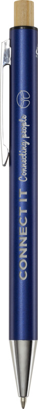 Cyrus recycled aluminium ballpoint pen (blue ink) - Image 10